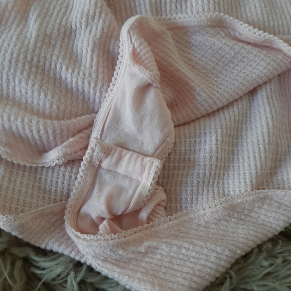 Intimately Free People Long Sleeve Blush Pink Body Suit, Small - Picture 5 of 6